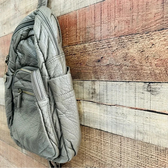 NWOT Ampere Creations Vegan Leather Backpack - Picture 8 of 10